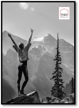 Haes Kunststoffrahmen EF8B Easy Frame 50x70cm schwarz