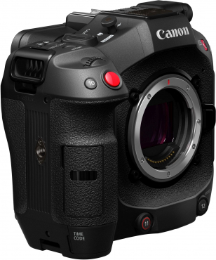 Canon EOS C80 + adapter EF to EOS R 0.71x