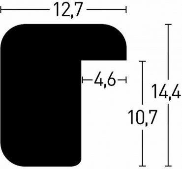 Nielsen Wooden frame Zoom honey 21x30