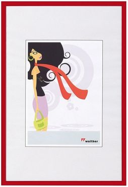 Walther Kunststoffrahmen KV835R New Lifestyle 28x35cm rot