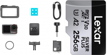 DJI Osmo Action 5 Pro Standard + Lexar Silver Plus microSDXC 256GB