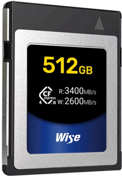 Wise CFexpress 4.0 Type B 512GB 3400MB/s