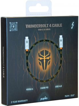 Jupio x Pr1meGear Thunderbolt 4 Kabel 75cm