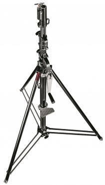 Manfrotto Tripod 087NWB Wind-Up Black 3-pcs.