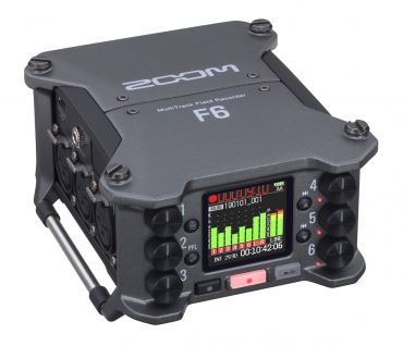 Zoom F6 MultiTrack Field Recorder for sound recordings