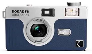Kodak 35mm camera F8 navy blue analog 35mm camera