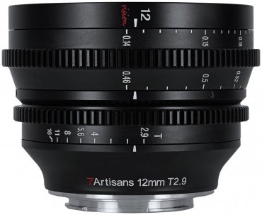 7Artisans 12mm T2.9 Fuji X-mount