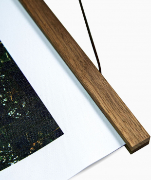 Clipwood poster rails 42741 41cm walnut