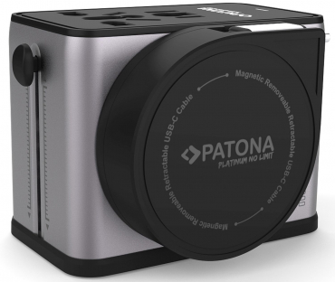 PATONA Platinum PD70W Universal Travel Adapter with magnetic cable