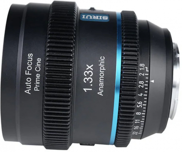 SIRUI AF 20mm T1,8 1.33X S35 Z-Mount Bleu