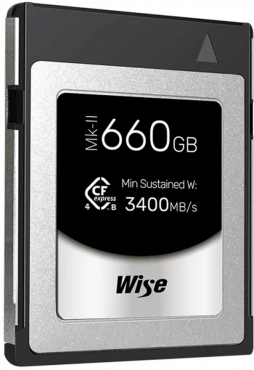 Wise CFexpress 4.0 Type B Pro 660GB 3400MB/s Mk-II