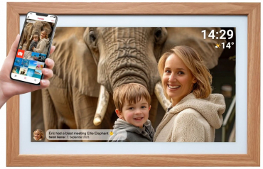 Denver Frameo 2162HH Digitaler Bilderrahmen Braun 21,5 Zoll