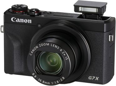 Canon PowerShot G7X Mark III black+Canon Battery NB-13L+Canon DCC-1880
