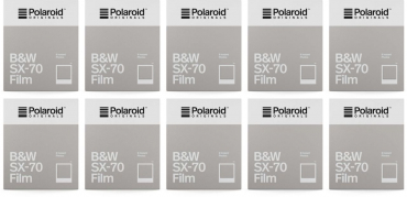 Polaroid SX-70 B&W film 8x 10 pack