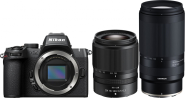 Nikon Z50II + 18-140mm f3,5-6,3 + Tamron 70-300mm f4,5-6,3