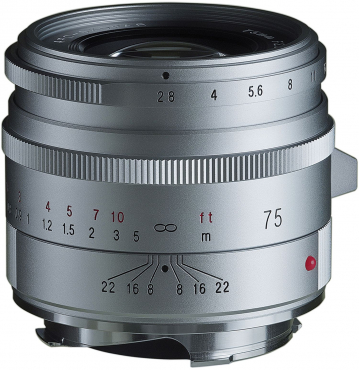 Voigtländer APO-Skopar 75mm f2,8 VM silber