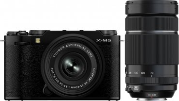 Fujifilm X-M5 Schwarz + XC15-45mm f3.5-5.6 + XF70-300mm f4-5,6