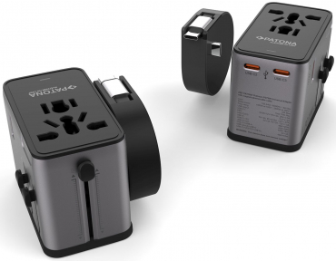 PATONA Platinum PD70W Universal Travel Adapter with magnetic cable