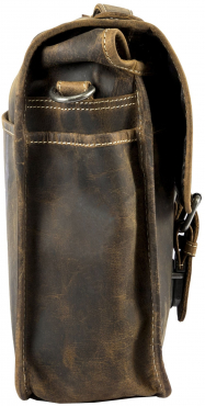 Alpenleder Kameratasche Reporter old havanna