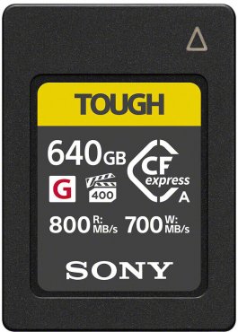 Sony CFexpress 640GB Typ A 800MBs / 700 MBs