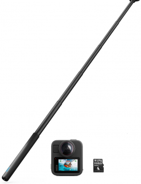 GoPro MAX2 + 1,2m Extension Pole + Angelbird V30 MK2 256GB 210MB/s