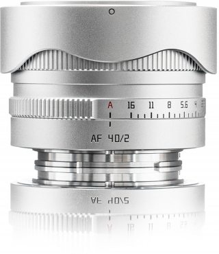 TTARTISAN AF 40mm f2 Sony FE (Vollformat) silber