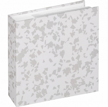 Walther ME-298-1 memo album terrazzo stone white 200 photos 10x15 cm