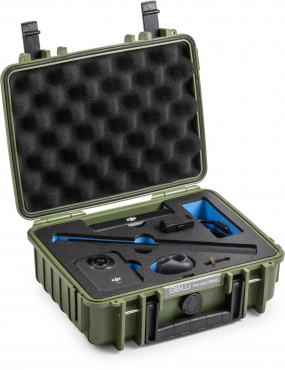 DJI Osmo 360  Standard Combo + B&W Case Typ 1000 Bronze-Grün