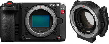 Canon EOS C50 + Bajonettadapter EF-EOS auf EOS R 0,71x