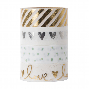 Goldbuch Washi Tape 10626 Love gold