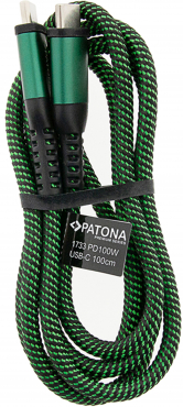 PATONA Premium PD 100W USB-C to USB-C cable 100cm