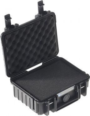 B&W Case Type 500 noir avec insert en mousse