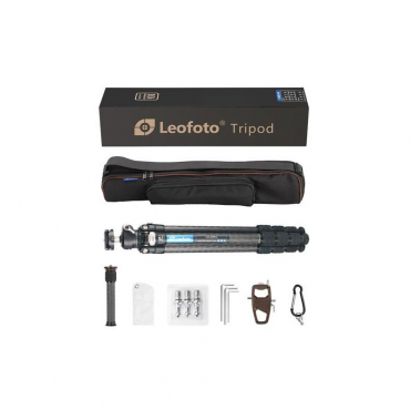Leofoto Trépied en carbone LS-284C + rotule LH-30 + colonne centrale DC-282C