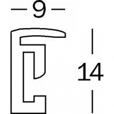 Walther Kunststoffrahmen KV050S New Lifestyle 40x50cm silber