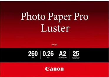 Canon LU-101 Fotopapier Luster Pro A2 25 Blatt 260g/m²