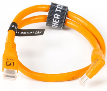 Tether Tools Optima 10G Datenkabel USB-C 51cm orange