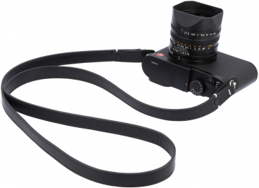 Artisan&Artist ACAM-288 BLK Kameragurt aus Tochigi-Leder Lang schwarz