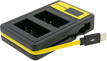 PATONA Chargeur USB Smart Dual LCD pour Panasonic DMW-BLC12