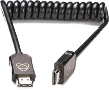 Câble Atomos HDMI A vers HDMI A Câble spiralé HDMI 2.0 30-60cm