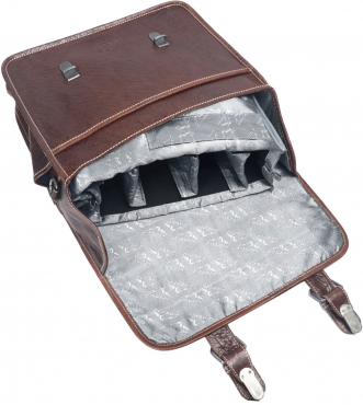 Alpenleder Camera Bag Reporter Brandy