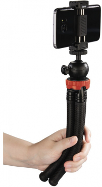 Hama FlexPro pour téléphone portable,GoPro,caméra 27cm rouge