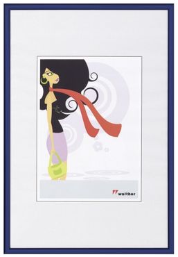 Walther Kunststoffrahmen KV015L New Lifestyle 10x15cm blau - 712825 Walther Kunststoffrahmen KV015L New Lifestyle 10x15cm blau