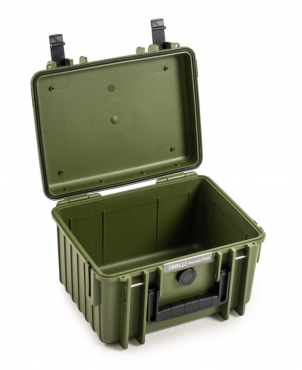 B&W Case Type 2000 RPD Marron vert avec compartiments