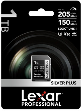 Lexar SDXC Silver Plus UHS-I 1TB 