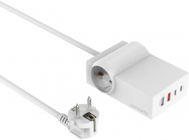 4smarts USB-C/A Steckdosenleiste Desk GaN 65W