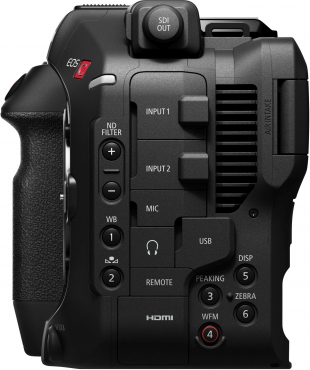 Canon EOS C80 + adapter EF to EOS R 0.71x