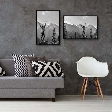 Haes Kunststoffrahmen EF9B Easy Frame 40x60cm schwarz