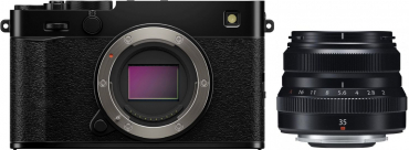 Fujifilm X-E5 Black + XF 35mm f2 R WR Black