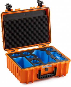 DJI Mavic 4 Pro + B&W Case Typ 5000 orange