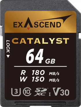 Exascend Catalyst 64GB 180MB/S V30 UHS I